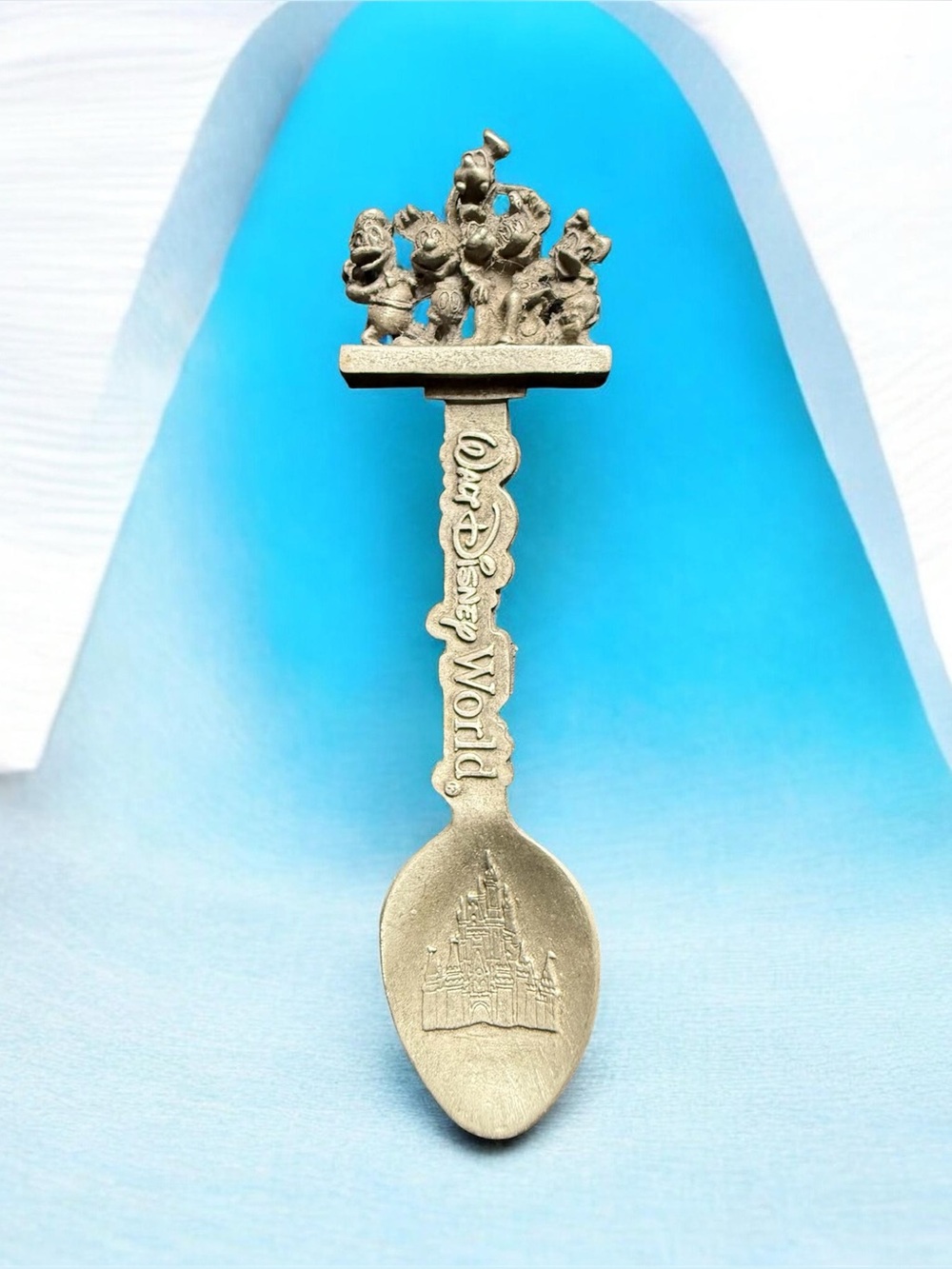 Walt Disney World Vintage Pewter Collectible Spoon